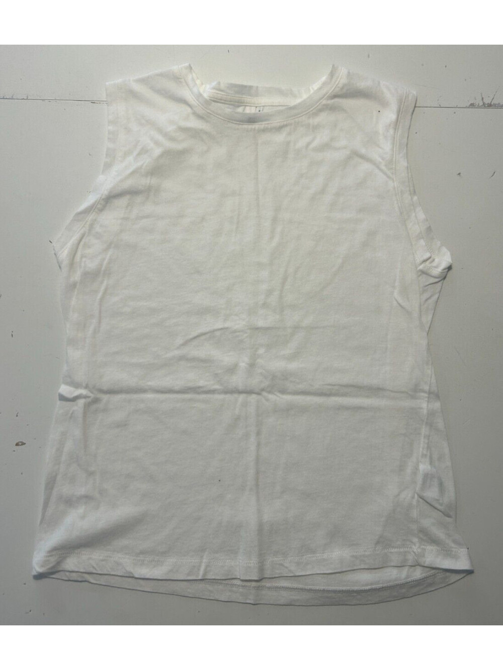 Comune Women's White Muscle Tee size XS
